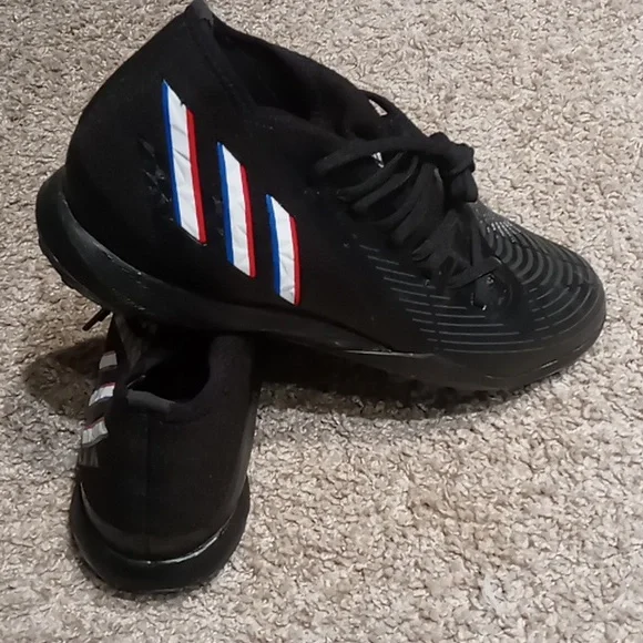 Adidas Predator Edge.3 LL TF Turf Black (Men's Sizes) New Soccer Shoes GX2631 - Picture 4 of 7